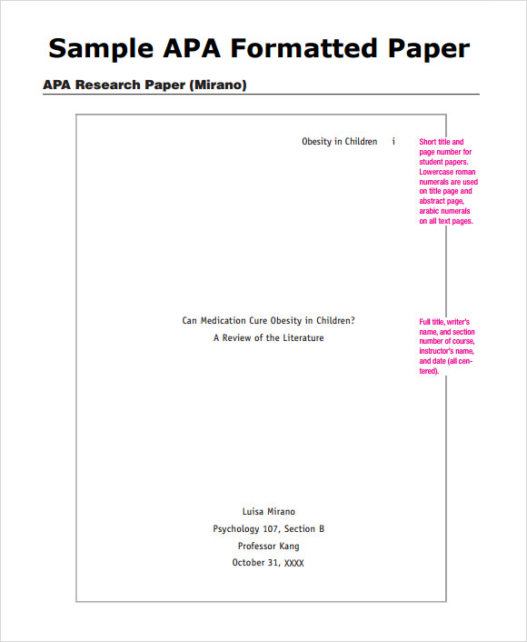 Apa reference writing