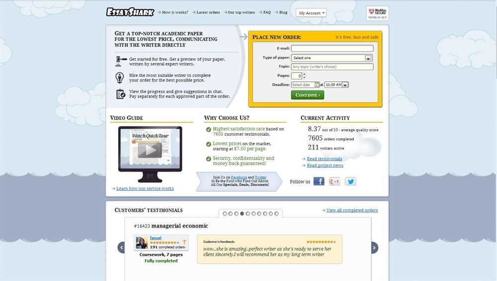 Best custom writing services