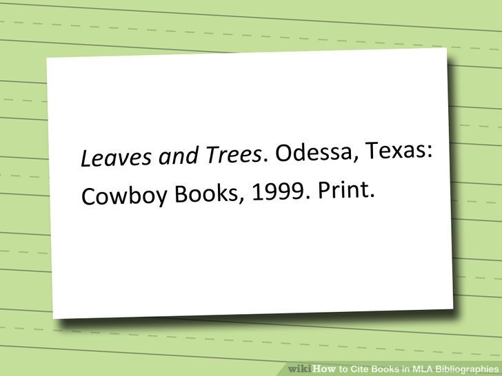 Bibliography in a book