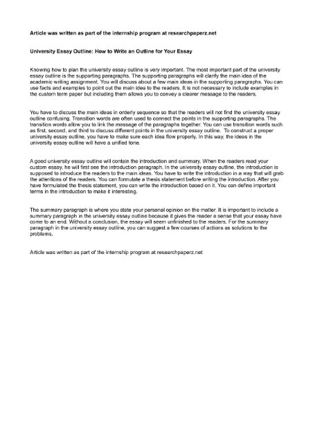 Essay writing articles