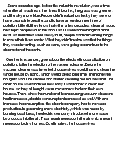 Essay writing on environment