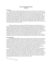 Fruit fly lab report