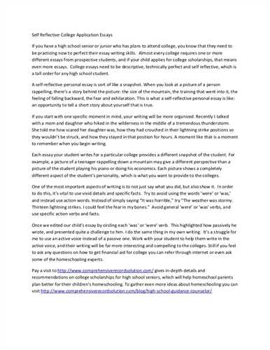 Good college admission essays