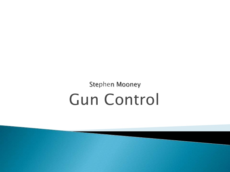 Gun control essay