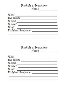Free Sentence Writing Help