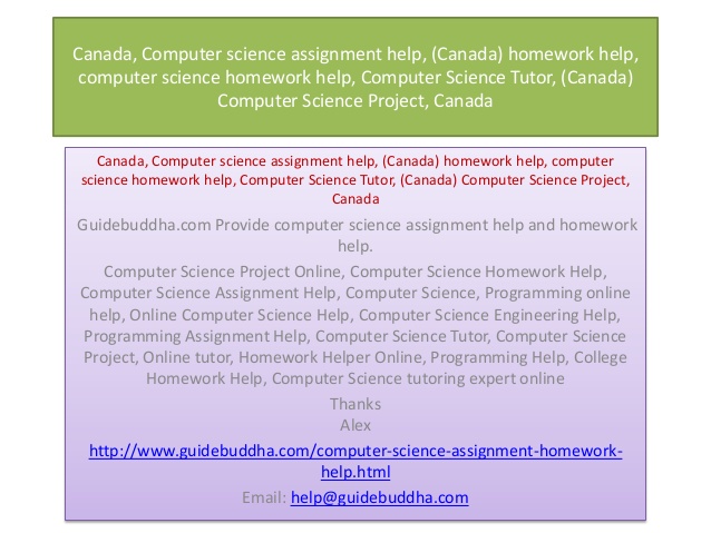 Online science homework help