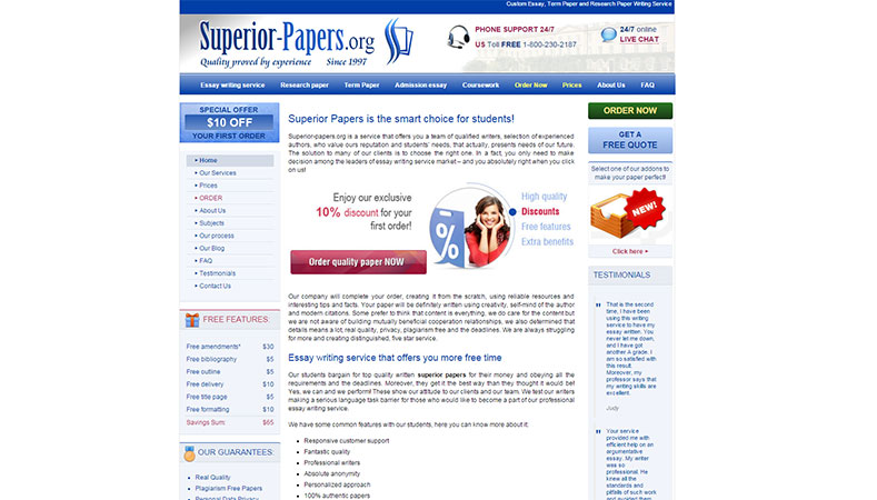 Superior papers