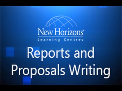 Writing a proposal report